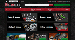 Desktop Screenshot of killerinktattoo.fr