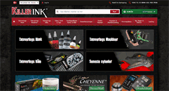 Desktop Screenshot of killerinktattoo.dk