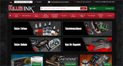Desktop Screenshot of killerinktattoo.de